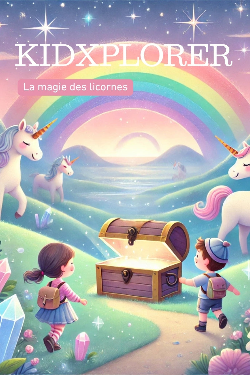 chasse au trésor pour enfant 4-6 ans le royaume des licornes