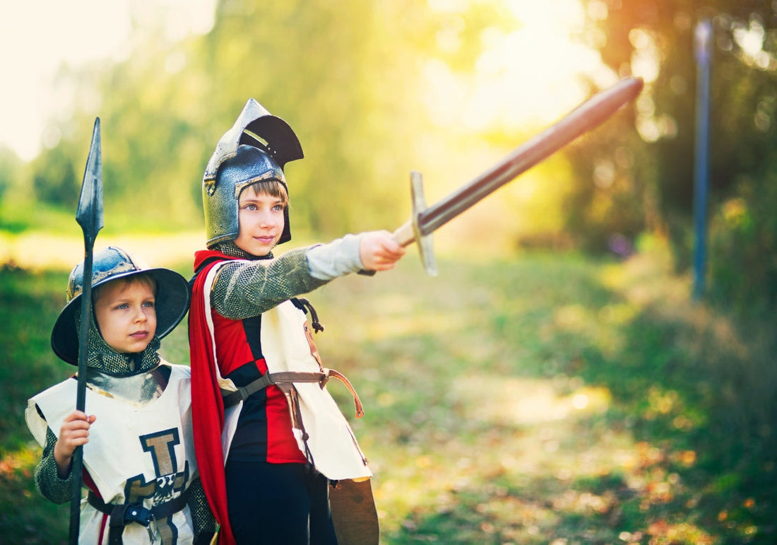 des enfants chevaliers