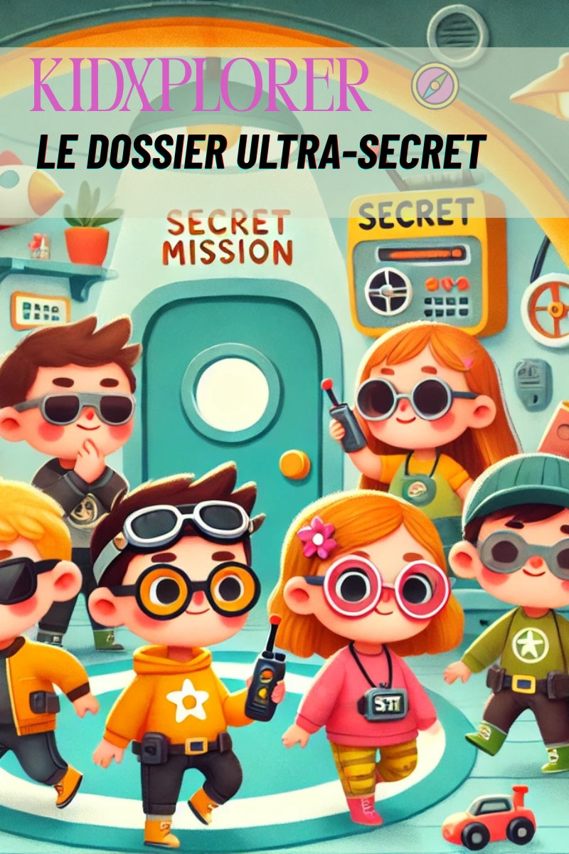 Chasse au trésor pirate 4-5 ans à imprimer - Chasse au trésor gratuite - agent secret - KidXplorer