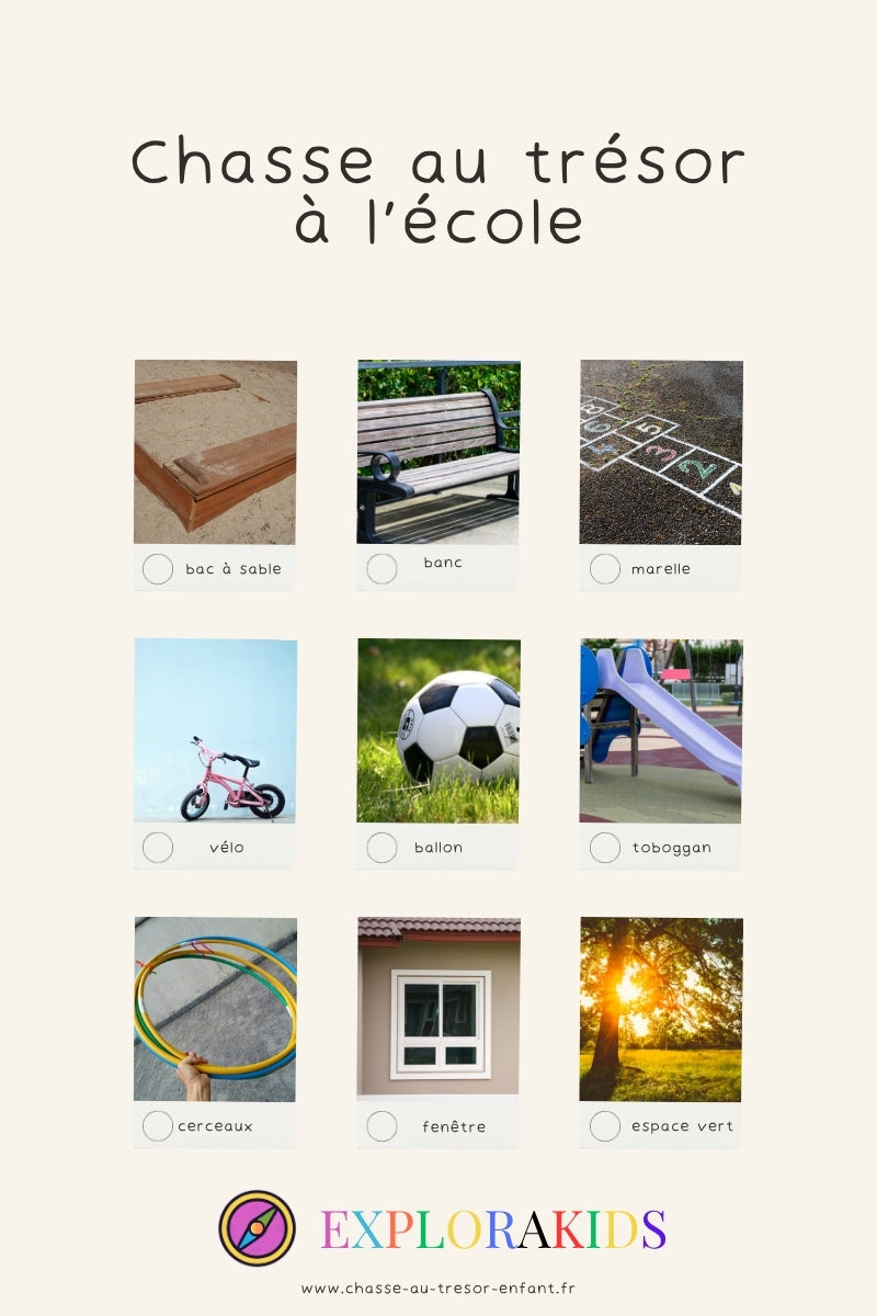 🗺️ Jeux de piste gratuits à imprimer pour enfants