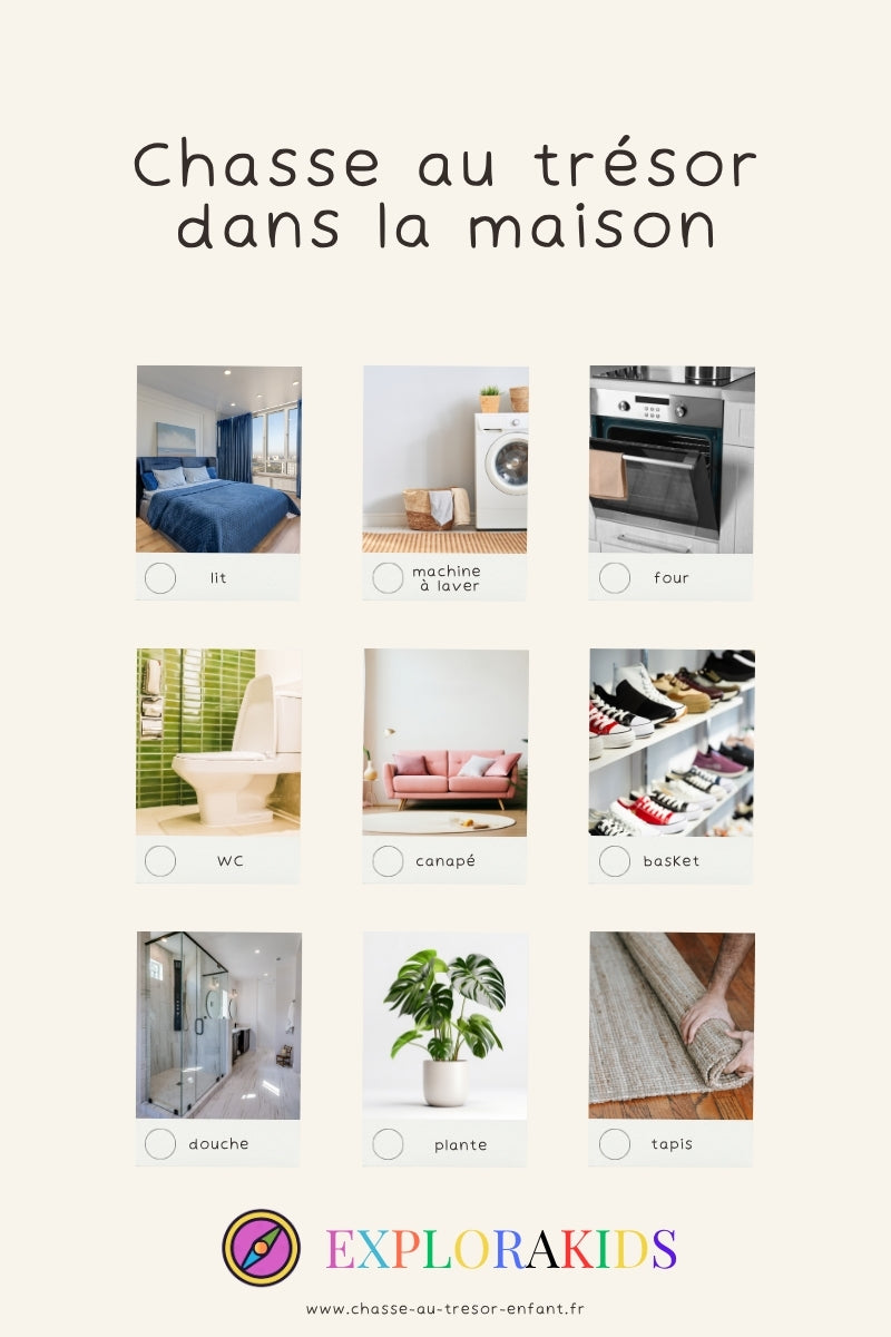 🗺️ Jeux de piste gratuits à imprimer pour enfants