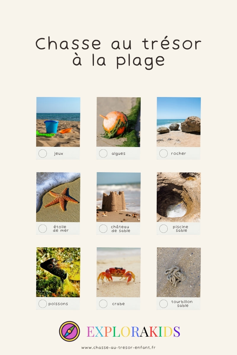 🗺️ Jeux de piste gratuits à imprimer pour enfants