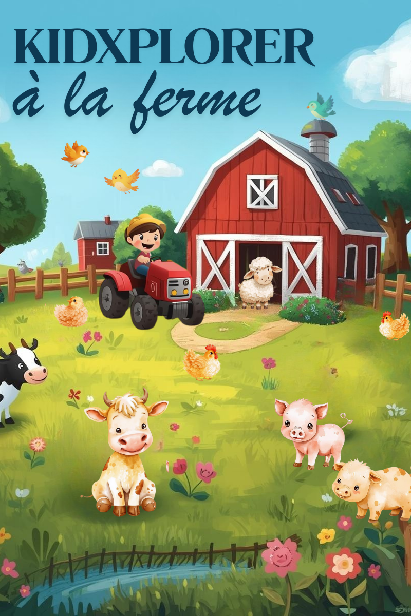Chasse au trésor ferme 4-5 ans à imprimer - Chasse au trésor - À la ferme - KidXplorer