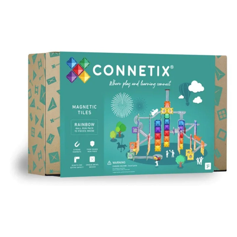 Ball Run Arc-en-Ciel 92 pièces – CONNETIX