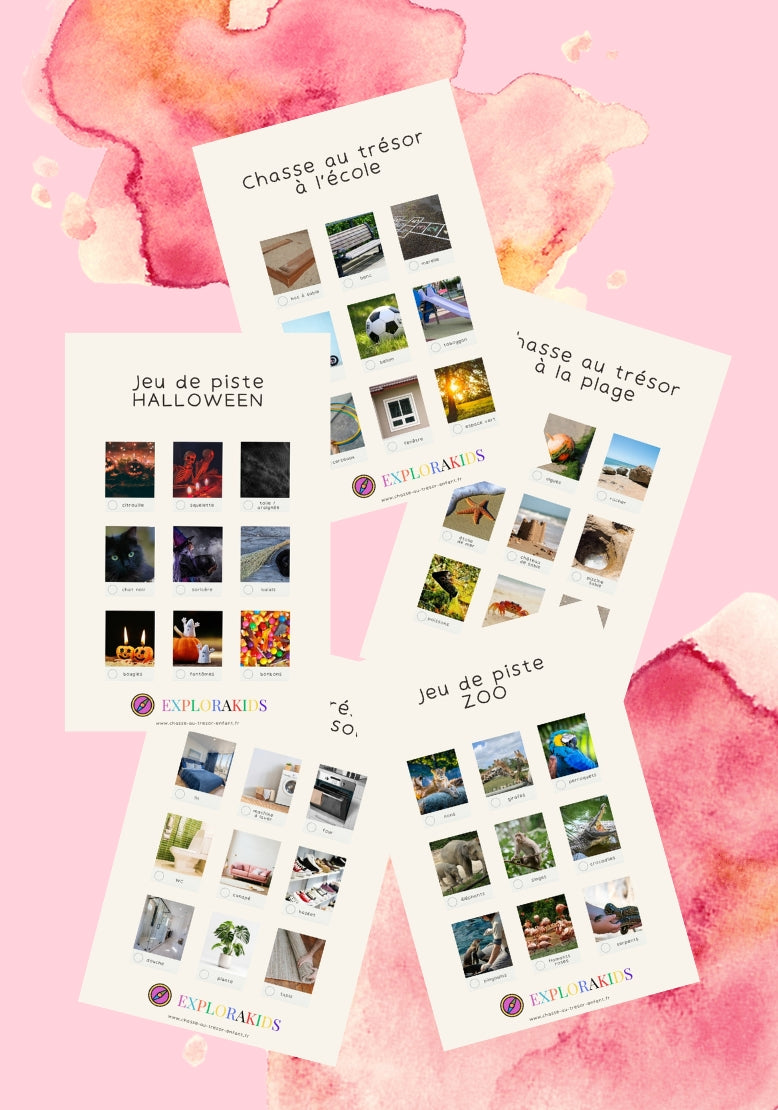 🗺️ Jeux de piste gratuits à imprimer pour enfants