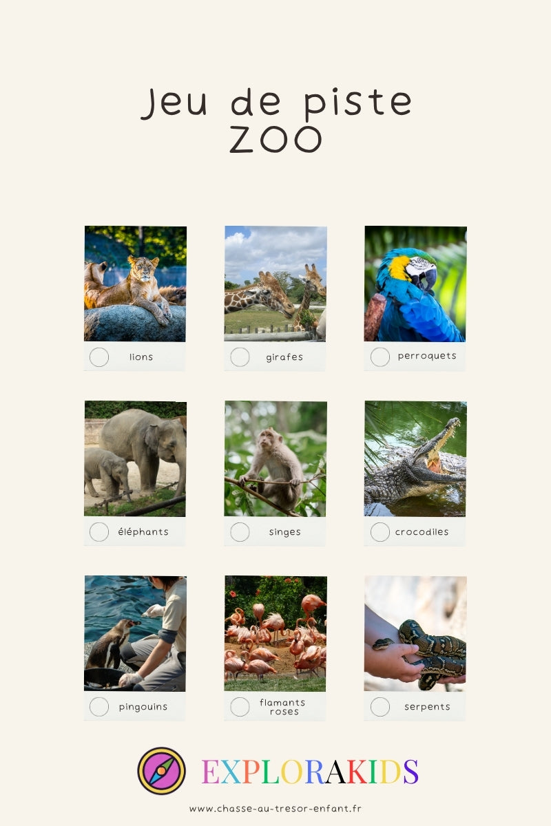 🗺️ Jeux de piste gratuits à imprimer pour enfants