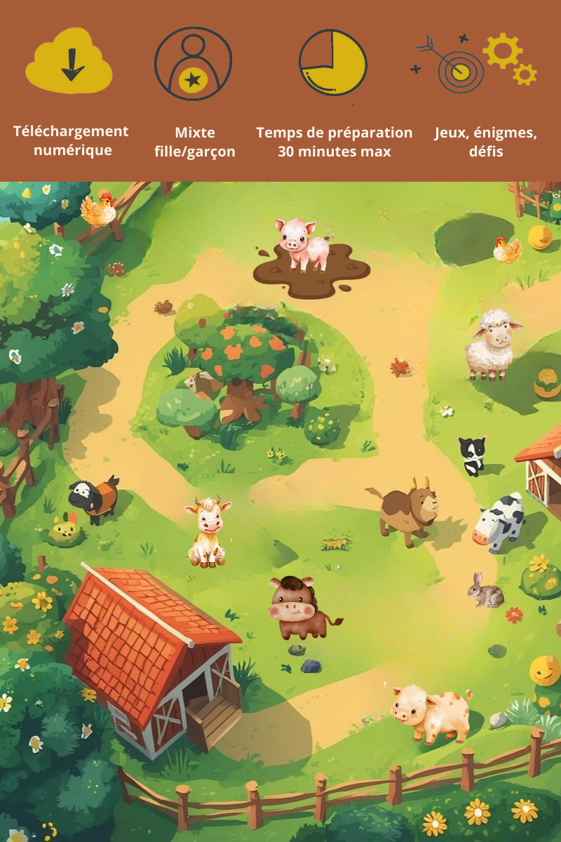 Chasse au trésor - À la ferme